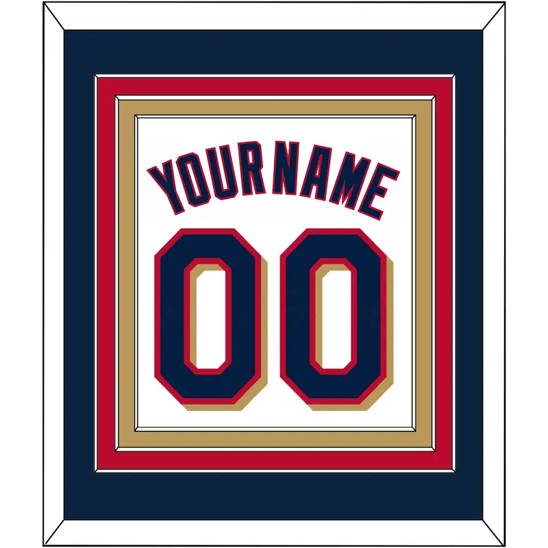 Minnesota Name & Number - Home White (2015-2022) - Triple Mat 2