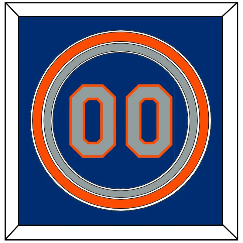 New York Number - Alternate Road Blue - Triple Mat 2