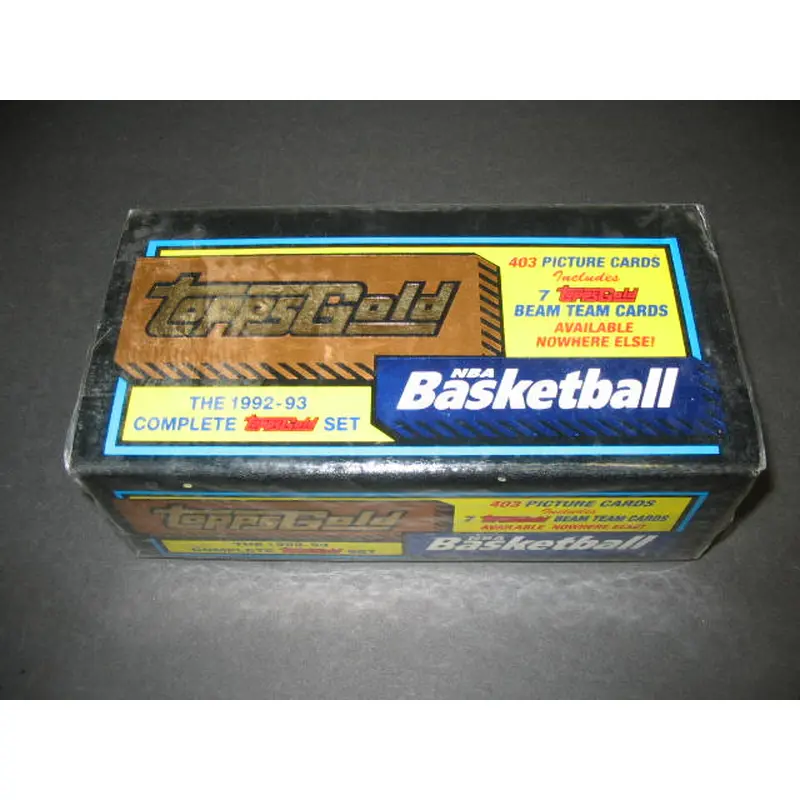 1992/93 Topps Basketball Gold Factory Set