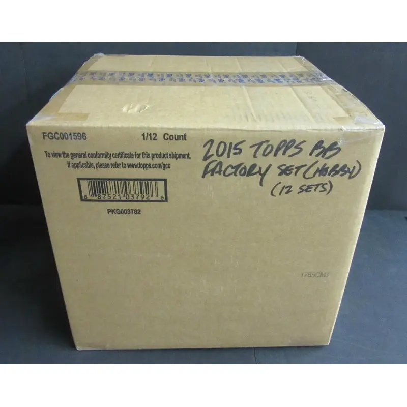 2015 Topps Baseball Factory Set Case (Hobby) (12 Sets)