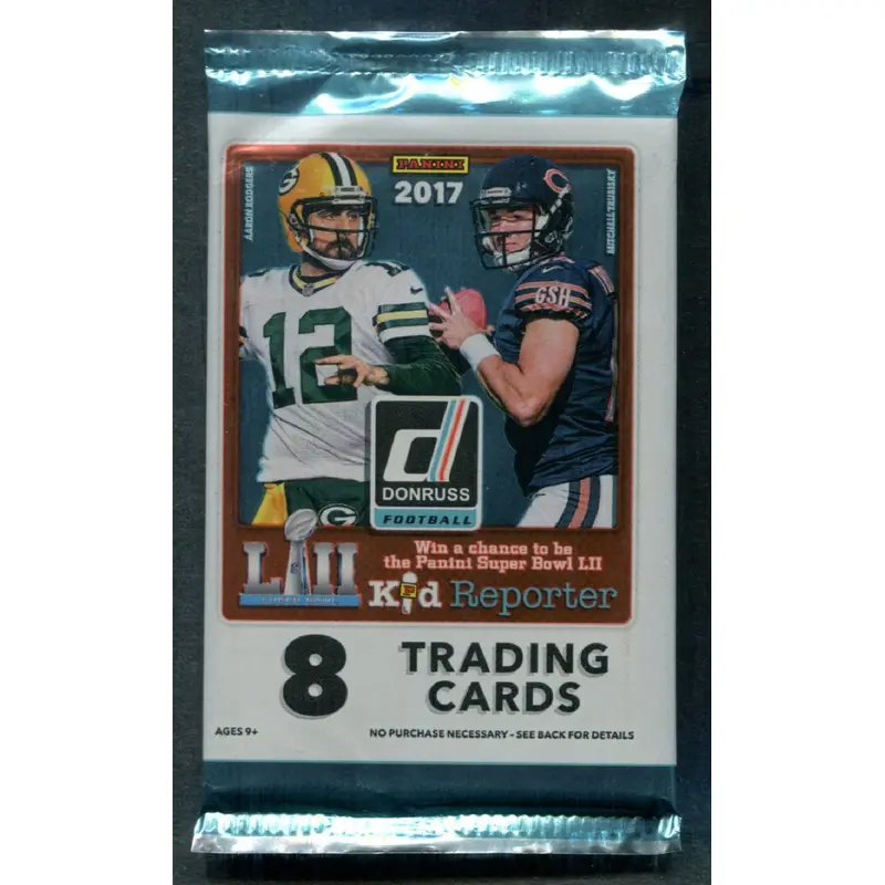 2017 Panini Donruss Football Unopened Pack (Retail) (8 Cards)