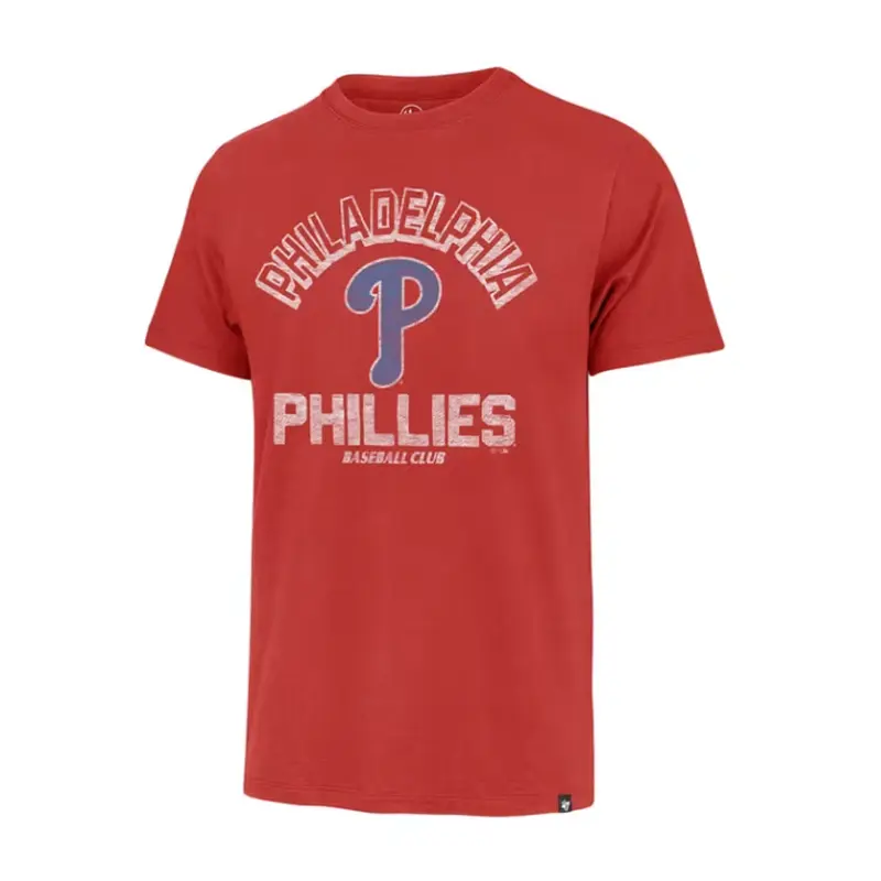 '47 Philadelphia Phillies Baseball Club Red T-Shirt