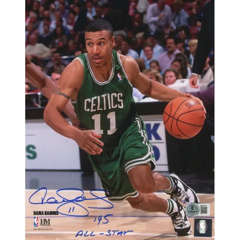 Celtics Dana Barros "95 All-Star" Authentic Signed 8x10 Photo BAS #BR54791