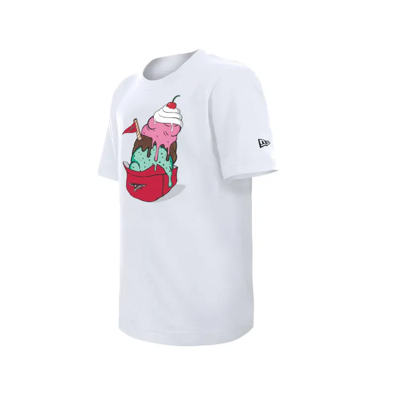 Richmond Flying Squirrels New Era Youth Ice Cream Helmet Tee