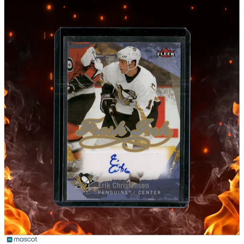 2007-08 Fleer Ultra Erik Christensen Auto #FI-EC