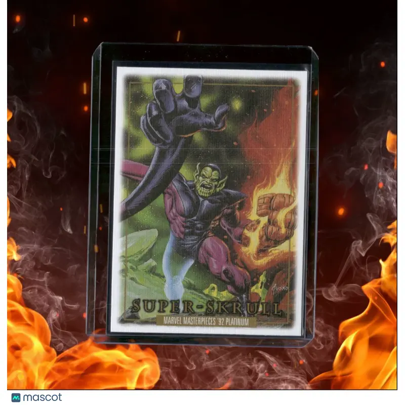 2024 Skybox Marvel Masterpieces '92 Platinum Super-Skrull Canvas #84