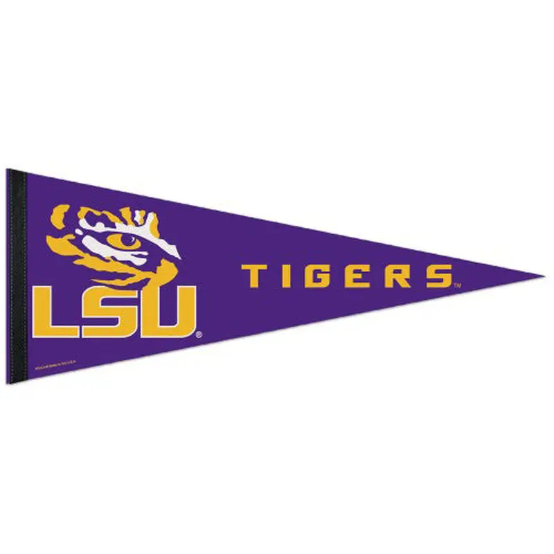 LSU Tigers NCAA Team Logo Premium Felt Collector's Pennant - Wincraft Inc.