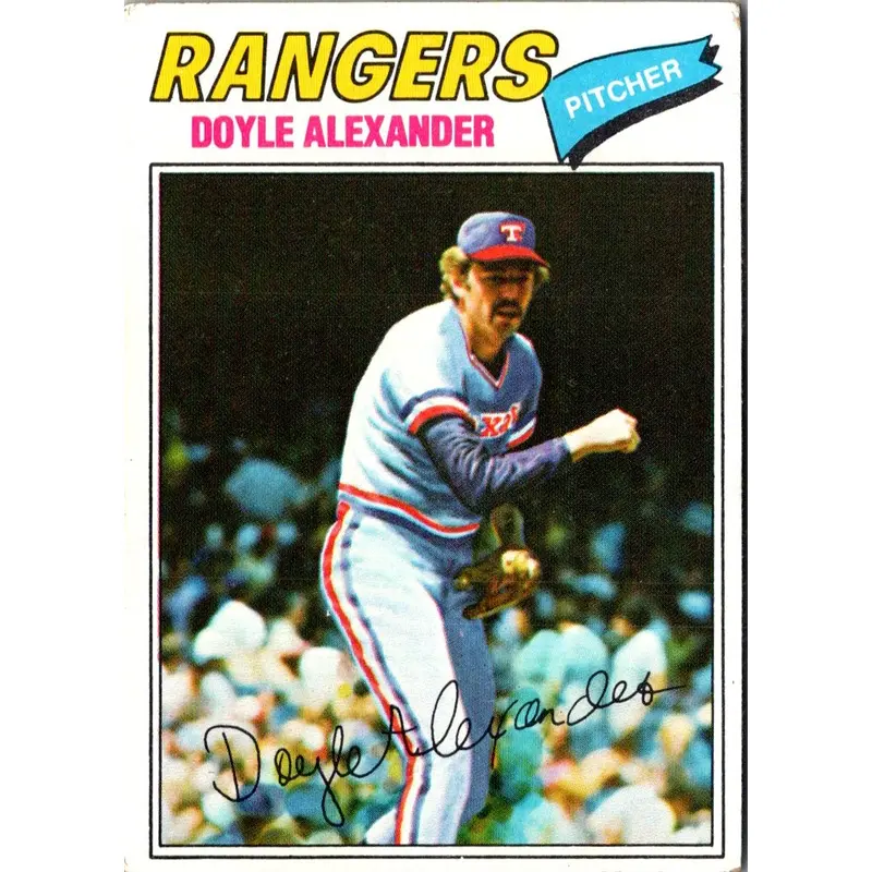 1977 Topps Doyle Alexander #254