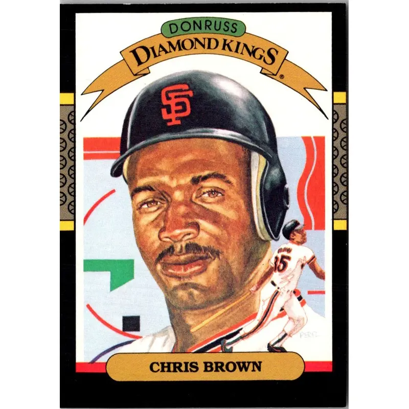 1987 Donruss Super Diamond Kings Chris Brown #11