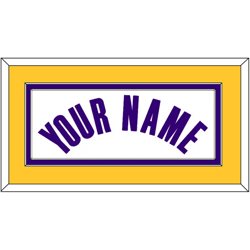 Los Angeles Name - White Association - Double Mat 2
