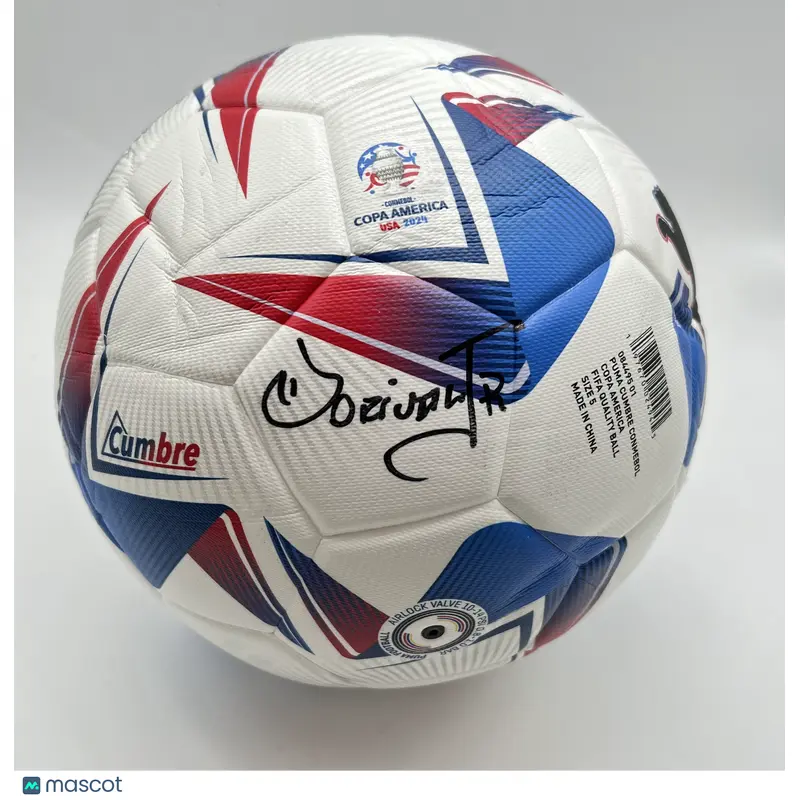 Raphina & Dorival Jnior Signed Soccer Ball JSA Brazil