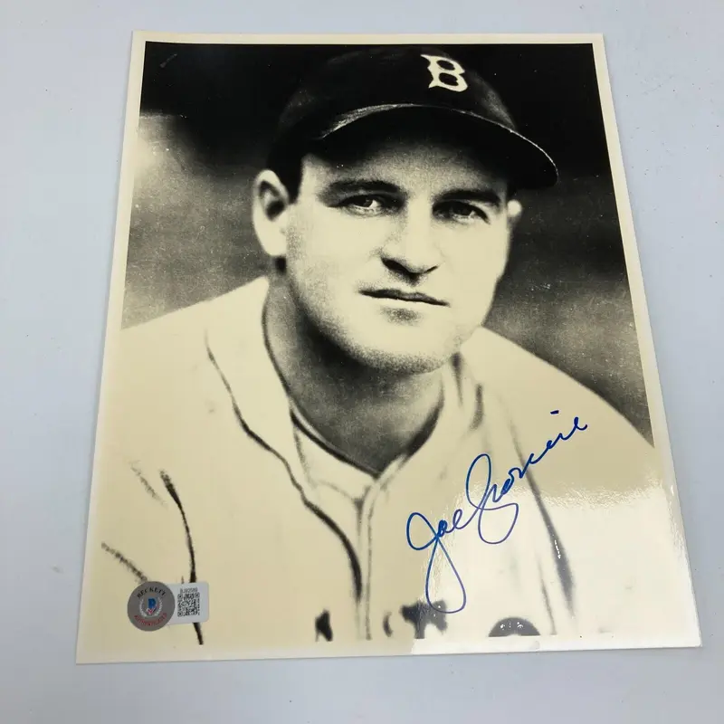Joe Cronin Signed 8x10 Photo Hall Of Fame Beckett Authentic