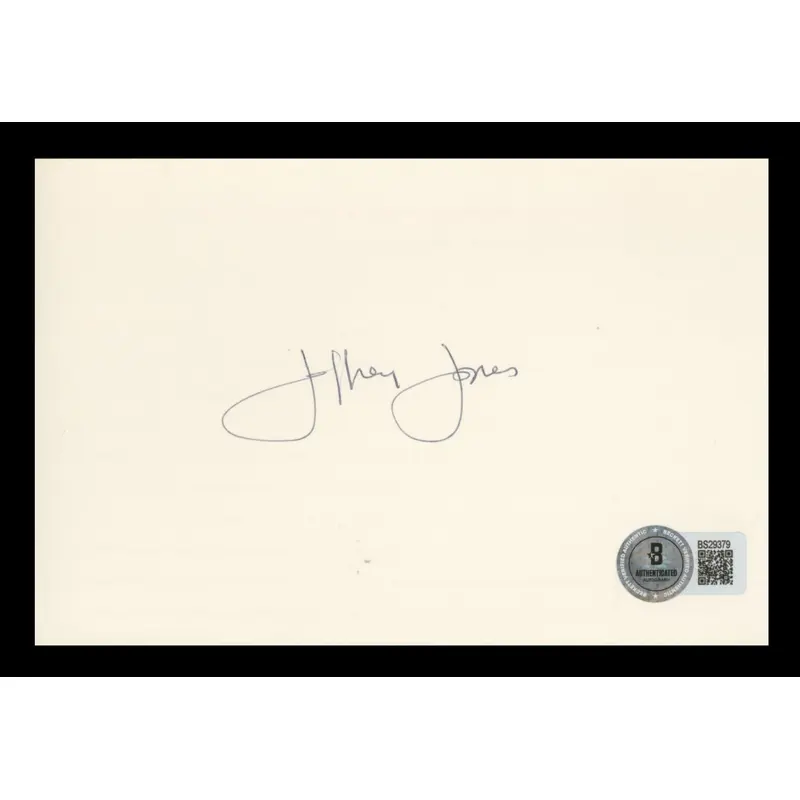 Jeffrey Jones Ferris Bueller's Day Off Signed 4x6 Index Card BAS #BS29379