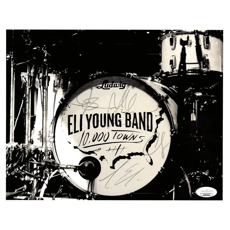 Eli Young Band signed 8.5x11 photo JSA Autographed