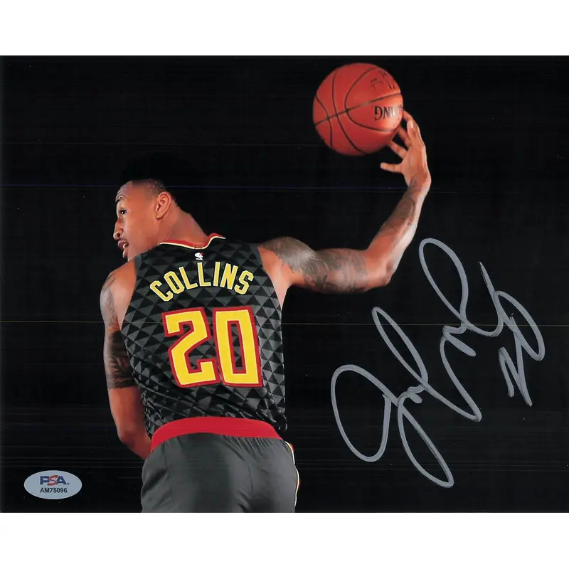 JOHN COLLINS signed 8x10 photo PSA/DNA Atlanta Hawks Autographed