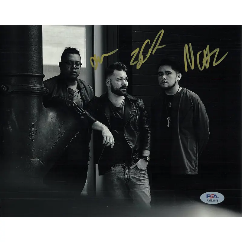 NATHAN ESQUITE and ZACH HANNAH signed 8x10 photo PSA/DNA Autographed Musician