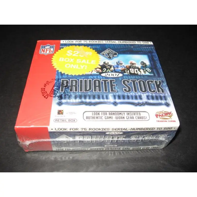 2001 Pacific Private Stock Football Box (Retail)