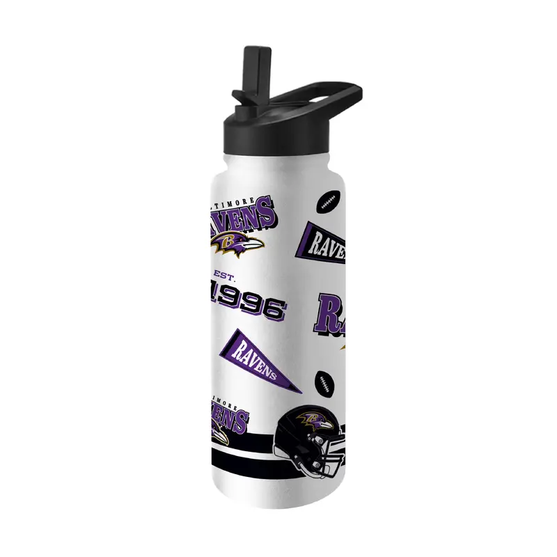 Baltimore Ravens 34oz TJX Native Quencher Bottle