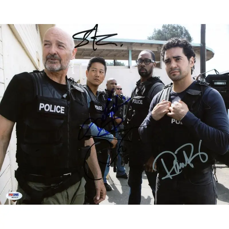 Gang Related (4) O'Quinn, Rza, Kang & Rodriguez Signed 11X14 Photo PSA #W00415
