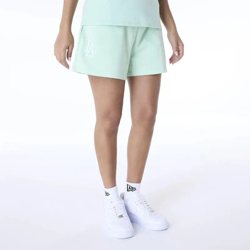 LA Dodgers Womens MLB League Essential Pastel Green Shorts
