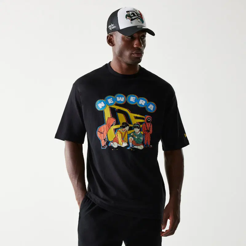 New Era - SQUID GAME Graphic Tee - Black