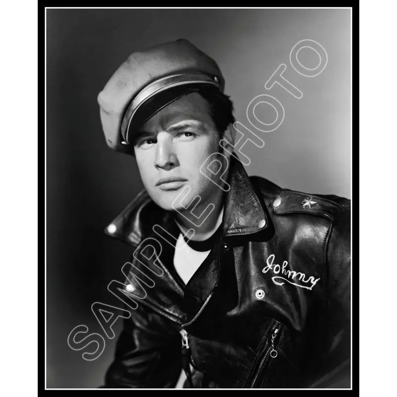1953 Marlon Brando 8X10 Photo - The Wild One - 3147
