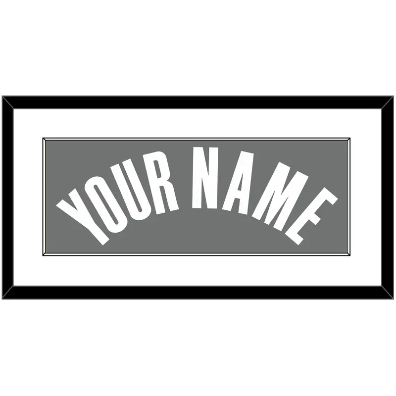 Brooklyn Name - Charcoal Statement - Single Mat 1
