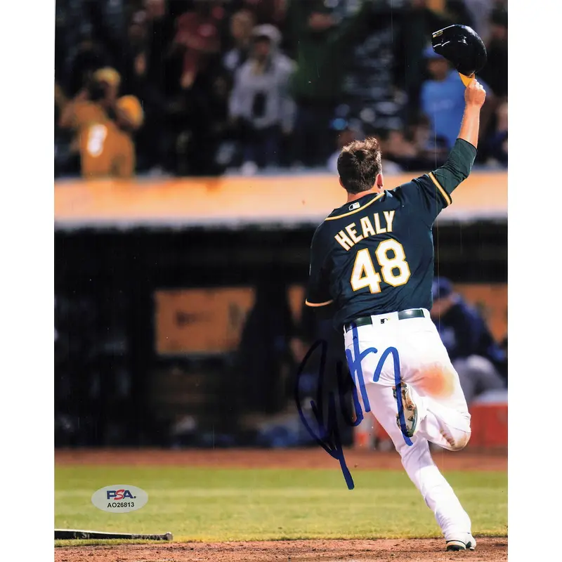 Ryon Healy signed 8x10 Photo PSA/DNA Oakland Athletics