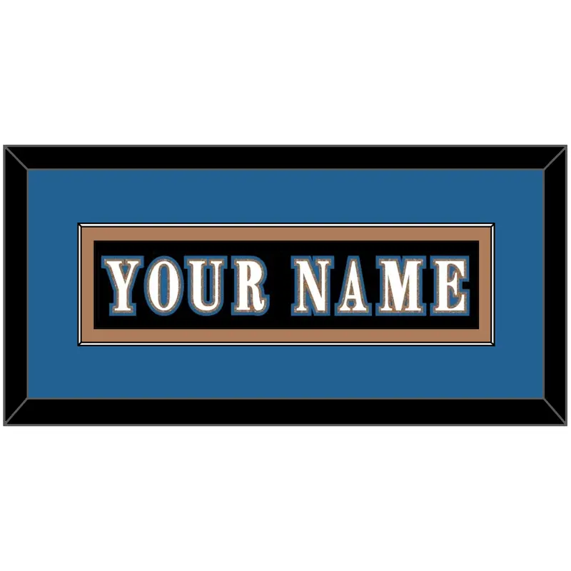Washington Nameplate - Alternate Black - Single Mat 3