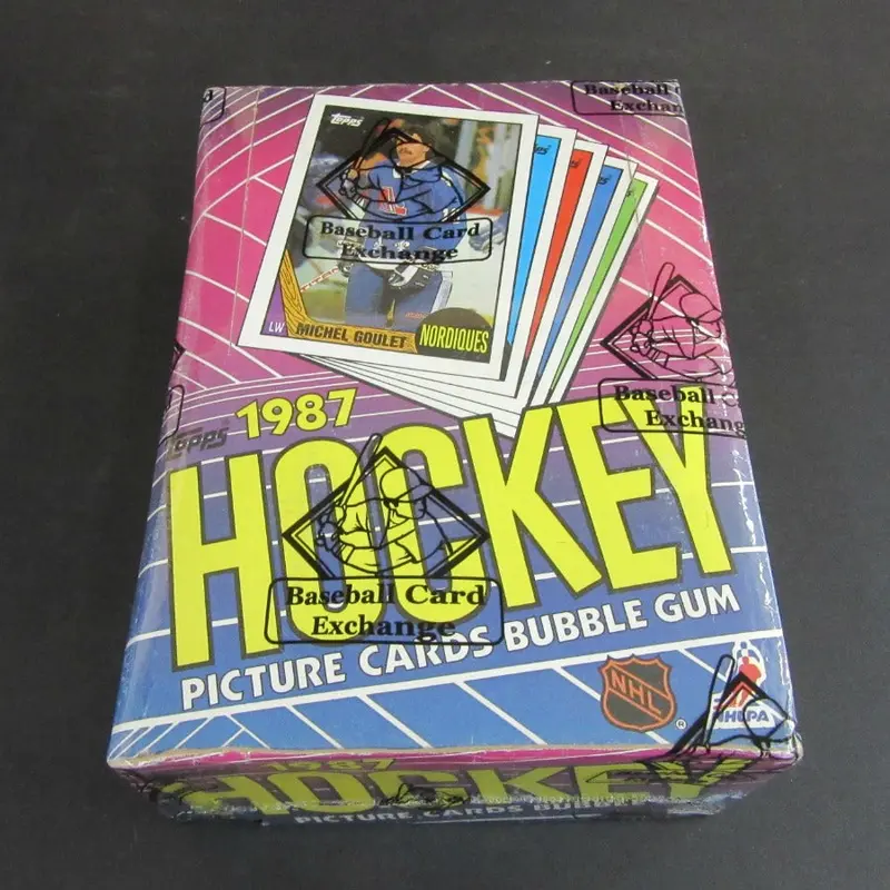 1987/88 Topps Hockey Unopened Wax Box (BBCE) (Non X-Out)