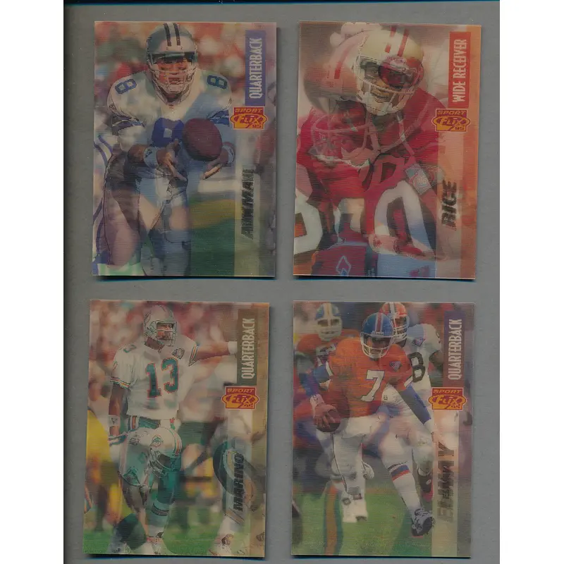 1995 Sportflix Football Complete Set (175) NM/MT MT