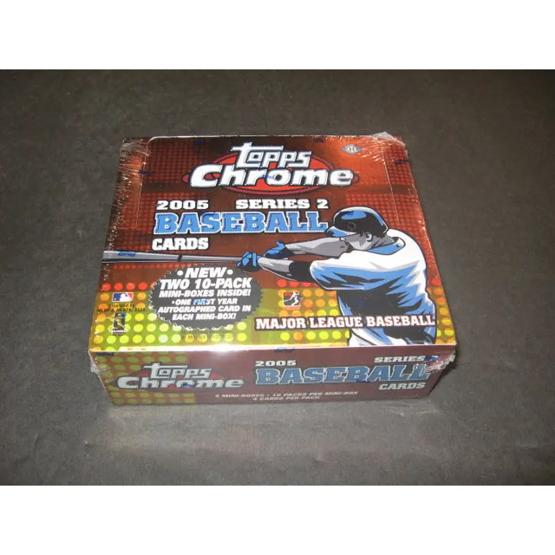 2005 Topps Chrome Baseball Series 2 Box (Hobby) (2/10/4)