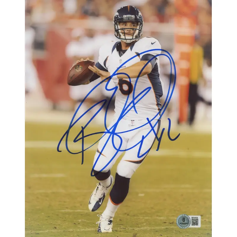 Broncos Brock Osweiler Authentic Signed 8x10 Photo Autographed BAS #BR54838