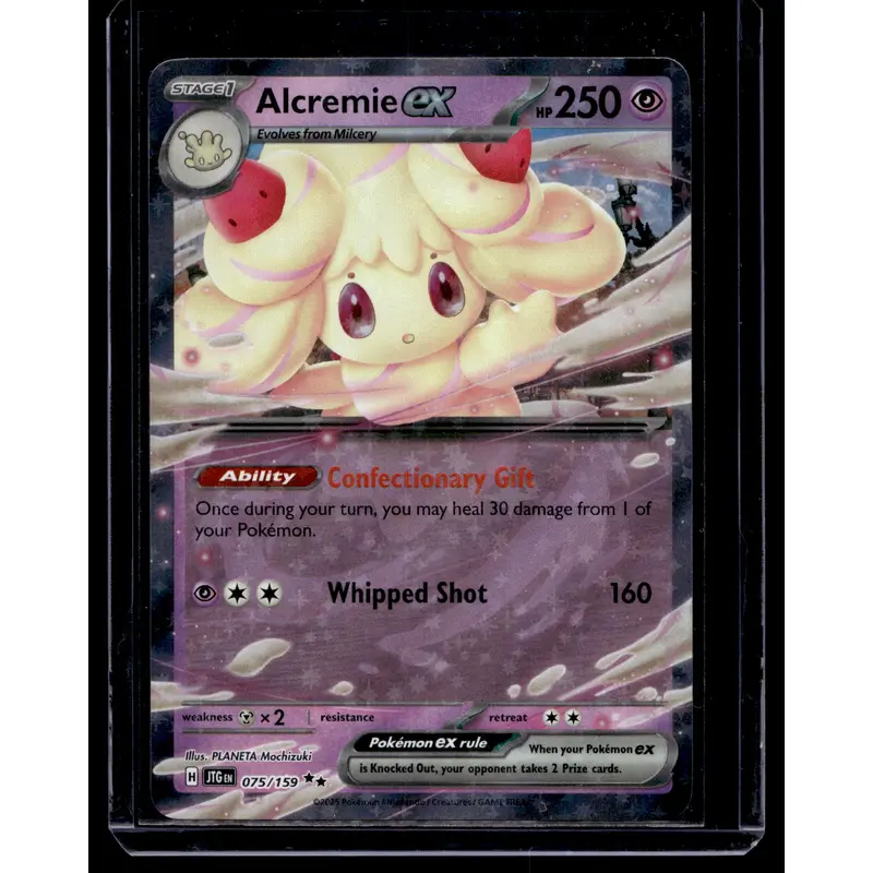2025 Pokemon - Scarlet & Violet - Journey Together - Alcremie ex #075