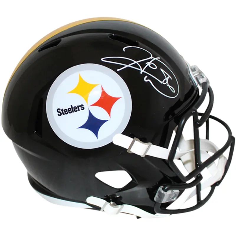Hines Ward Autographed Pittsburgh Steelers Deluxe Full-Size Replica Helmet - Beckett