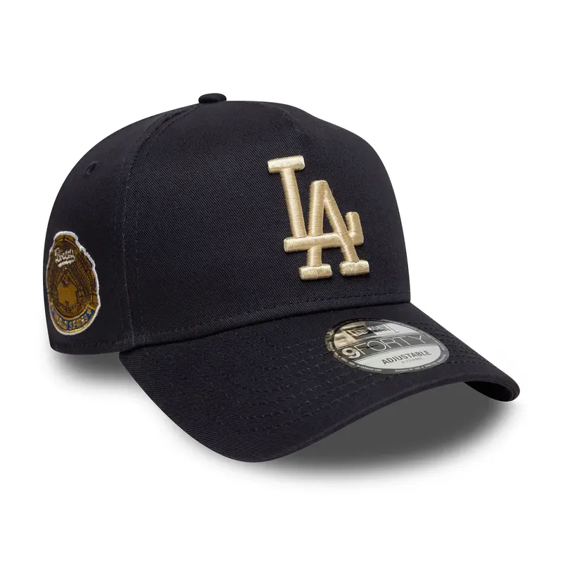 LA Dodgers MLB Wordmark Navy 9FORTY A-Frame Adjustable Cap