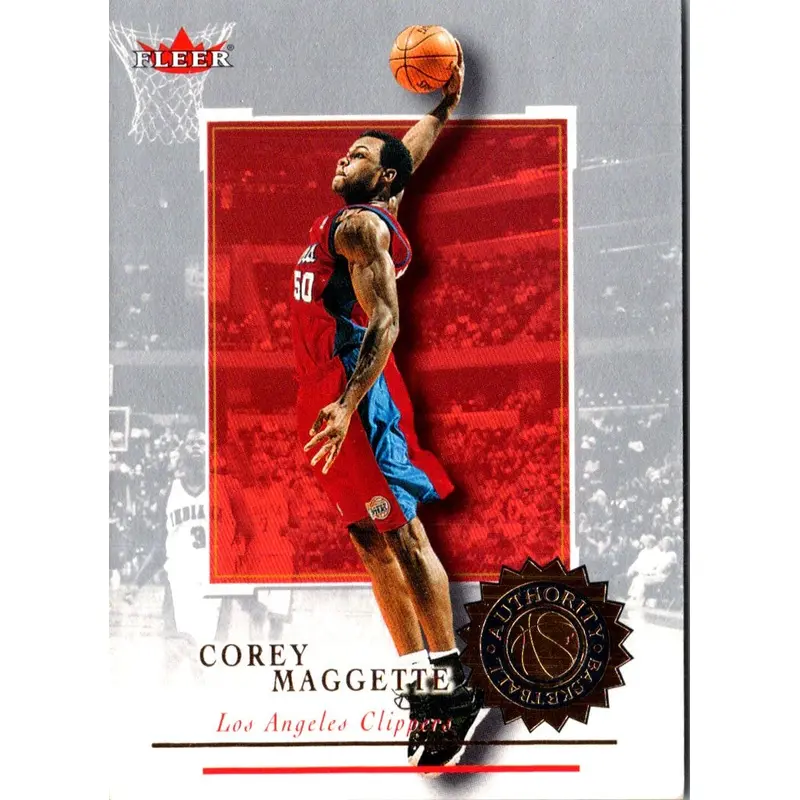 2000 Fleer Authority Corey Maggette #77