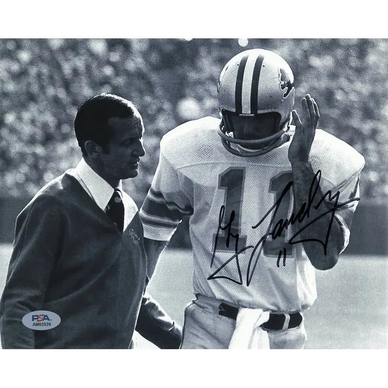 Greg Landry Signed 8x10 photo PSA/DNA Autographed Lions