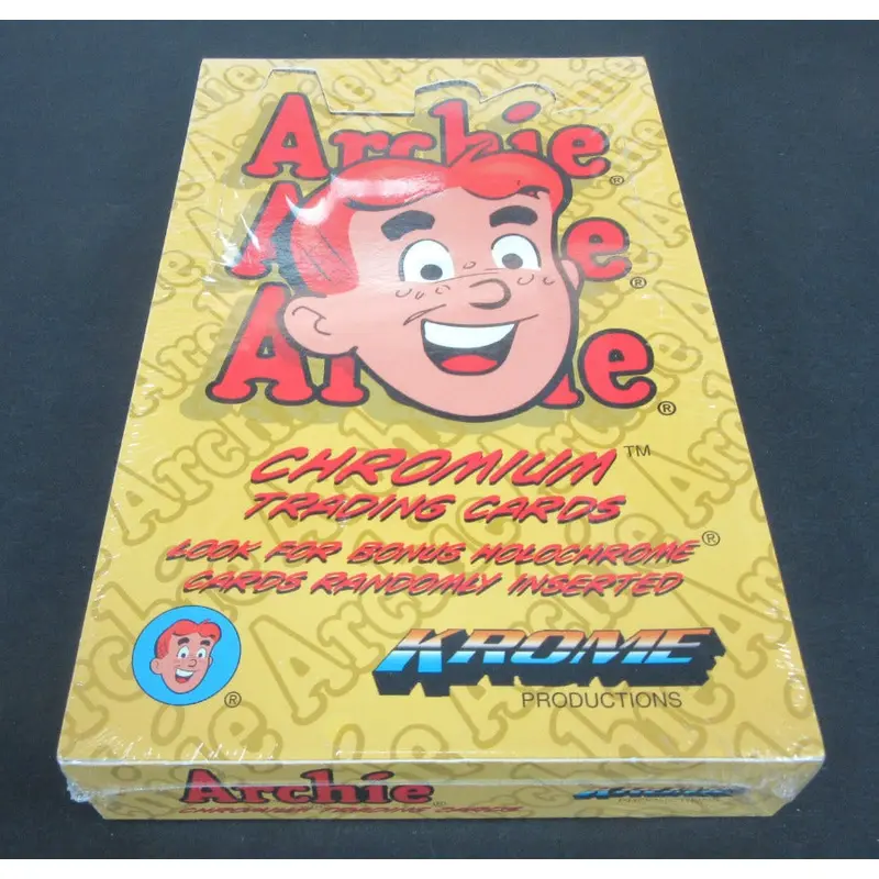 1996 Krome Archie Chromium Trading Cards Box