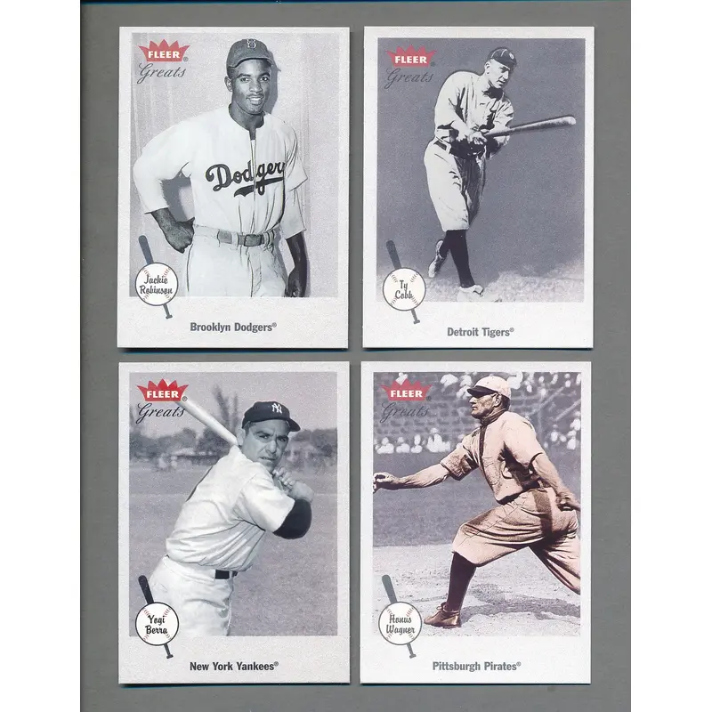 2002 Fleer Greats of the Game Baseball Complete Set (100)  NM/MT MT