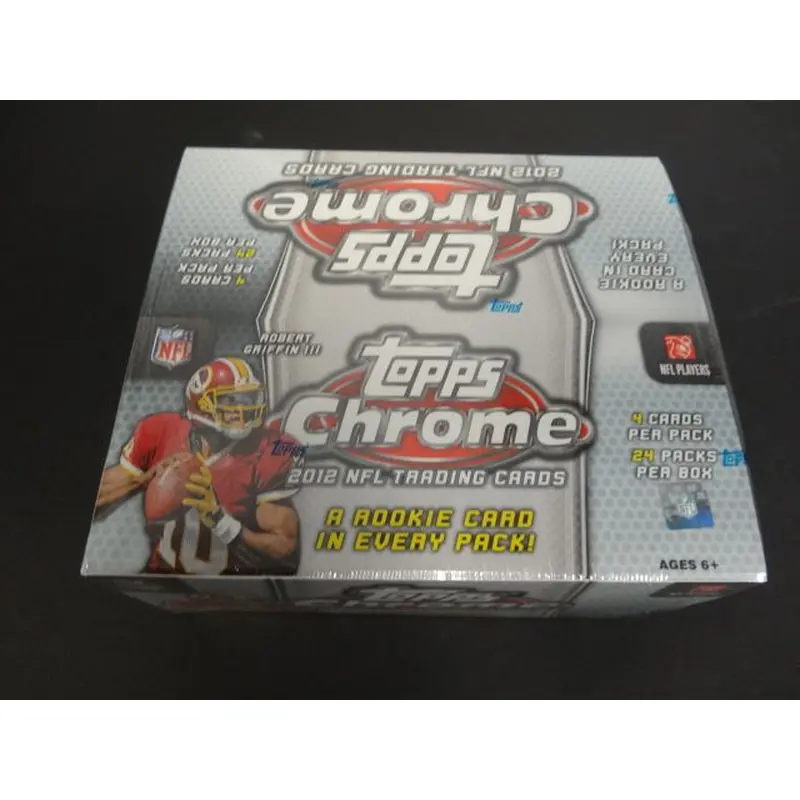 2012 Topps Chrome Football Box (Retail)
