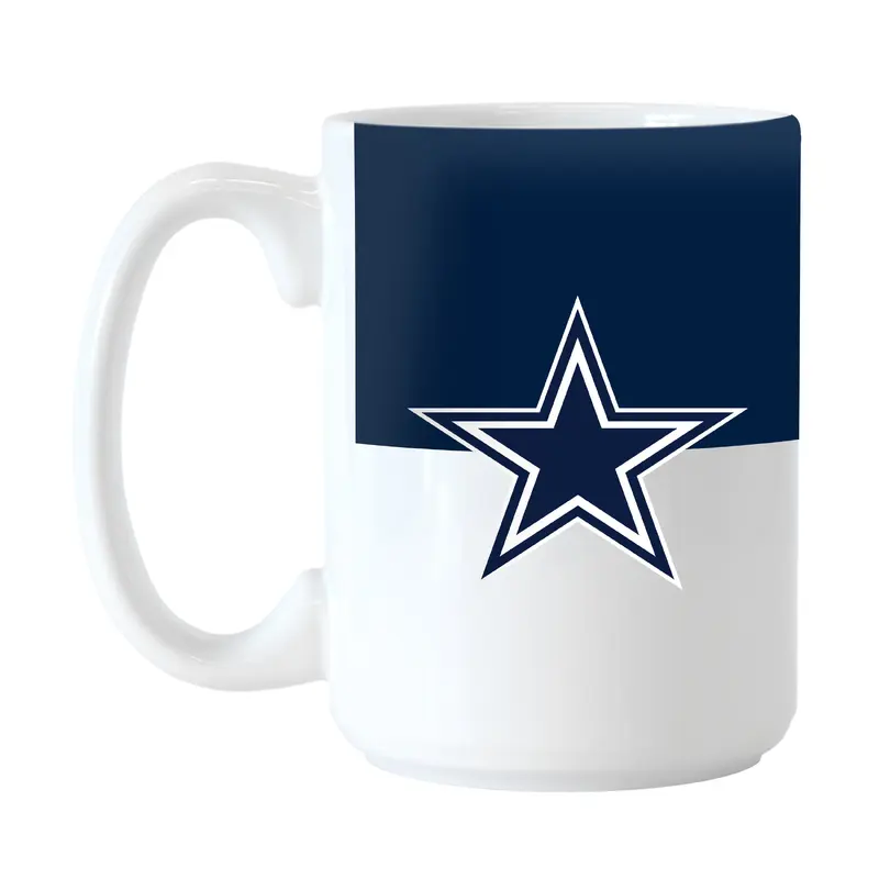 Dallas Cowboys Colorblock 15oz Sublimated Mug