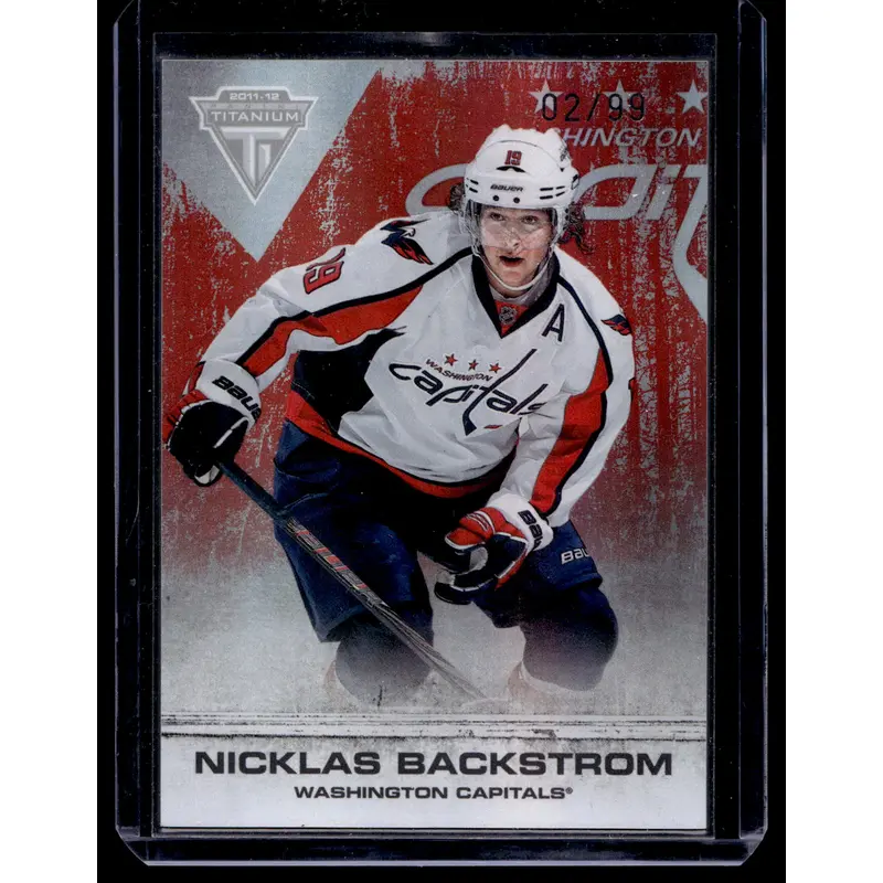 2011-12 Panini Titanium - Spectrum Ruby - Nicklas Backstrom #50 /99