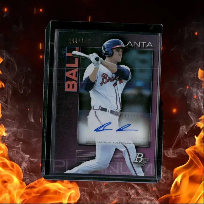 2020 Bowman Platinum Bryce Ball Top Prospect Pink Auto 043/100 #TOP-82