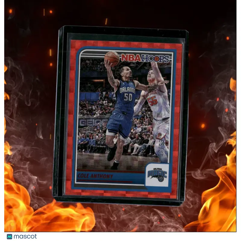2023-24 Panini NBA Hoops Cole Anthony Red Hyper 08/99 #230