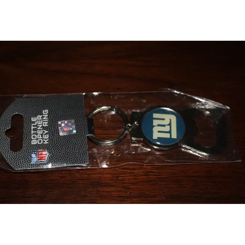 New York Giants Bottle Opener Key Ring, New in Package