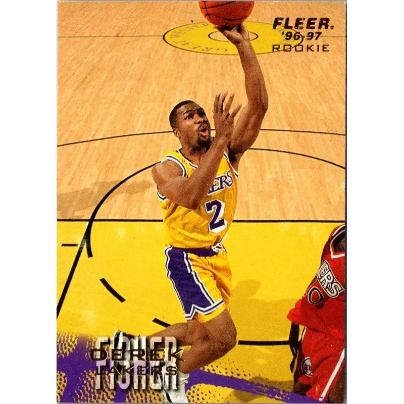 1996 Fleer Derek Fisher #204 Rookie