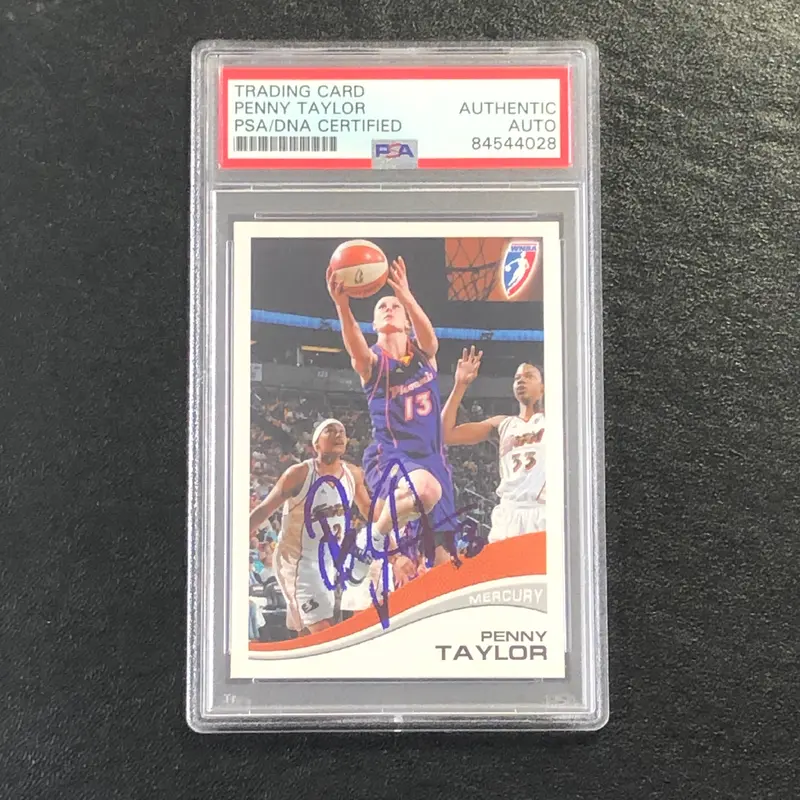2007 Rittenhouse WNBA #40 Penny Taylor Signed Card AUTO PSA/DNA Slabbed Mercury