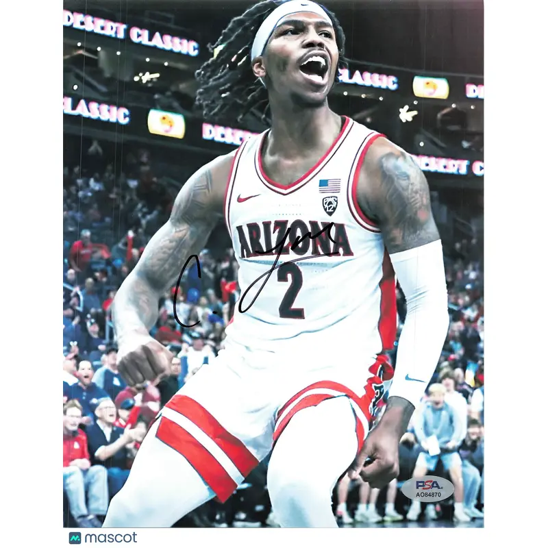 Caleb Love Signed 8x10 Photo PSA Arizona Wildcats