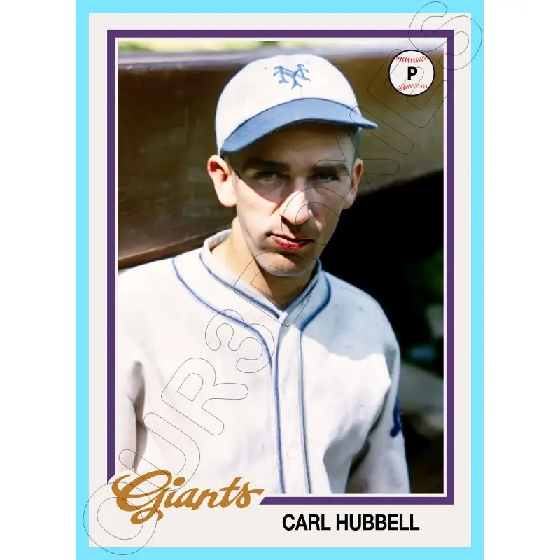 Carl Hubbell 1978 Topps Custom Card - 4897